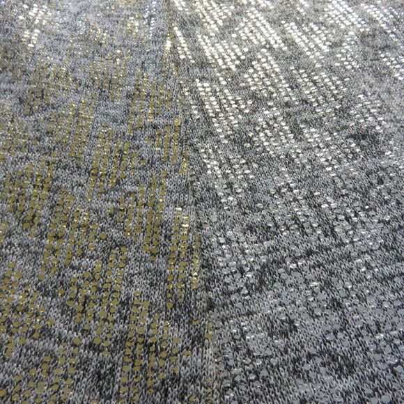 New LuLaRoe Elegant Sarah Duster S Gray Gold Silver Triangle Arrow - Picture 8 of 10